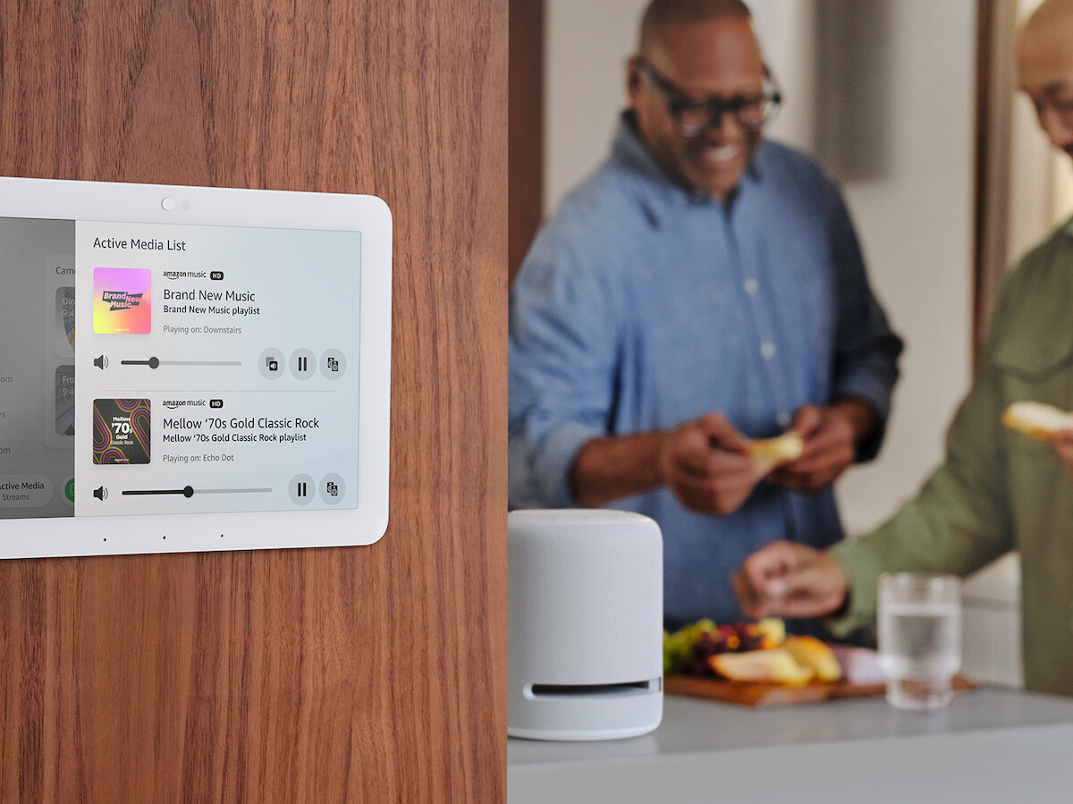 Amazon Echo Hub smart home control panel mounts on your wall and is powered by Alexa