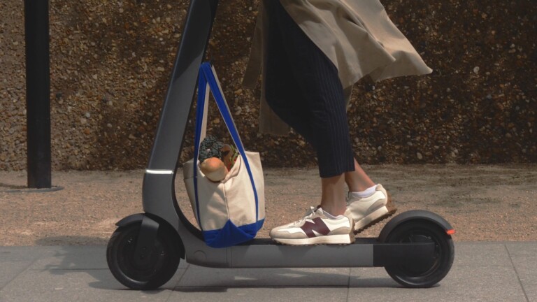 Bo M luggage-friendly electric scooter has a Tesla-inspired design with innovative tech