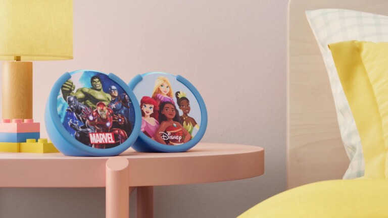 Amazon Echo Pop Kids smart speaker comes in Marvel’s Avengers and Disney Princess designs