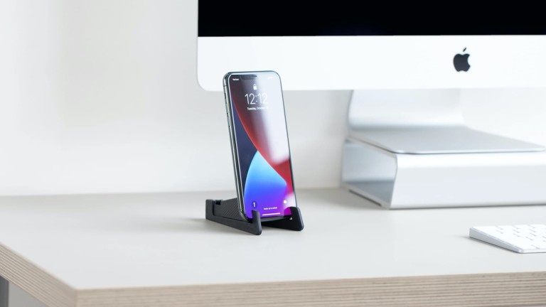 ElevationLab GoStand adjustable iPhone stand has a compact, portable, and foldable design