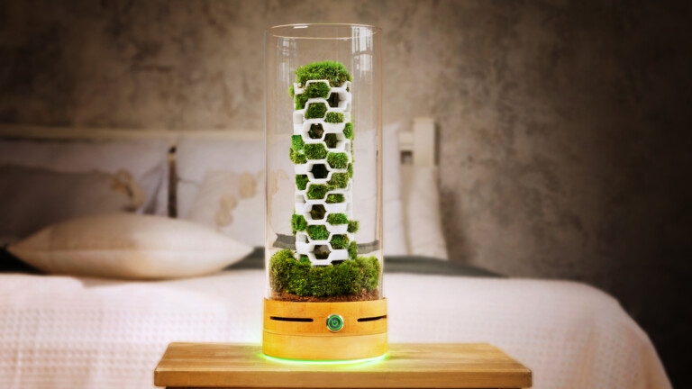 Flora decorative air purifier combines a stunning design with advanced air purification