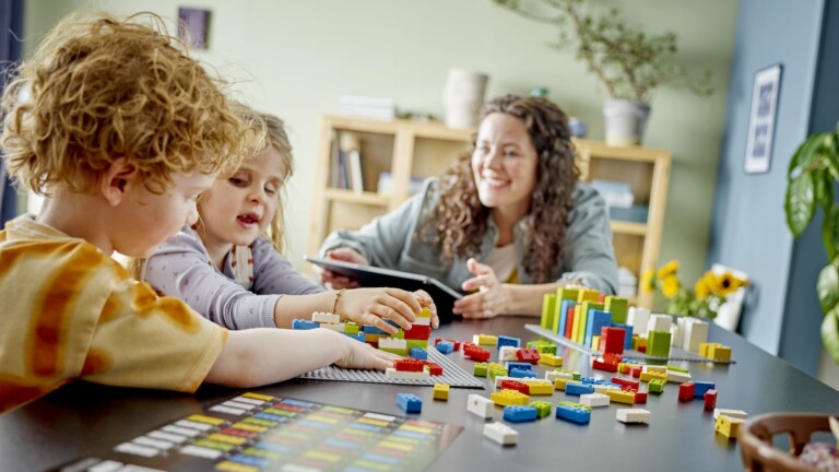 LEGO Play with Braille brick set supports inclusive learning through play for kids ages 6+