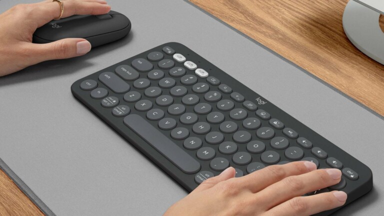 Logitech Pebble 2 Combo mouse and keyboard have a stylish look and smart technology