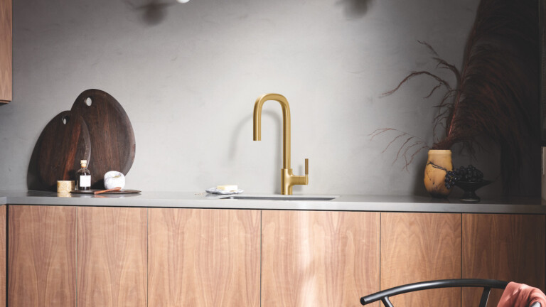 Moen Tenon Japandi-style smart faucet collection is optimally designed for your kitchen