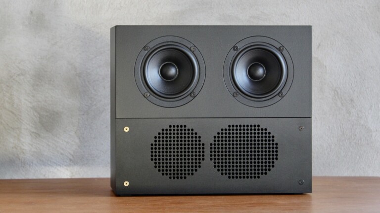 Nocs Design Mini high-quality speaker works on its own or synced with up to 7 others