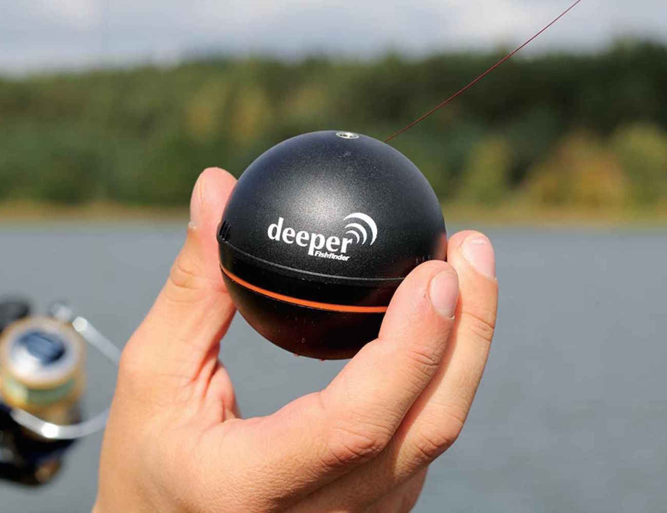 Deeper Sonar PRO GPS fish finder trolls, maps, scans, and works as an ice flasher