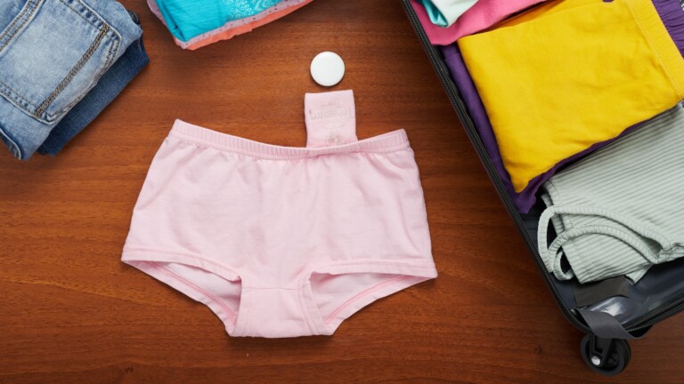 TreasureTrace tracking underwear for kids ensures you always know where your child is